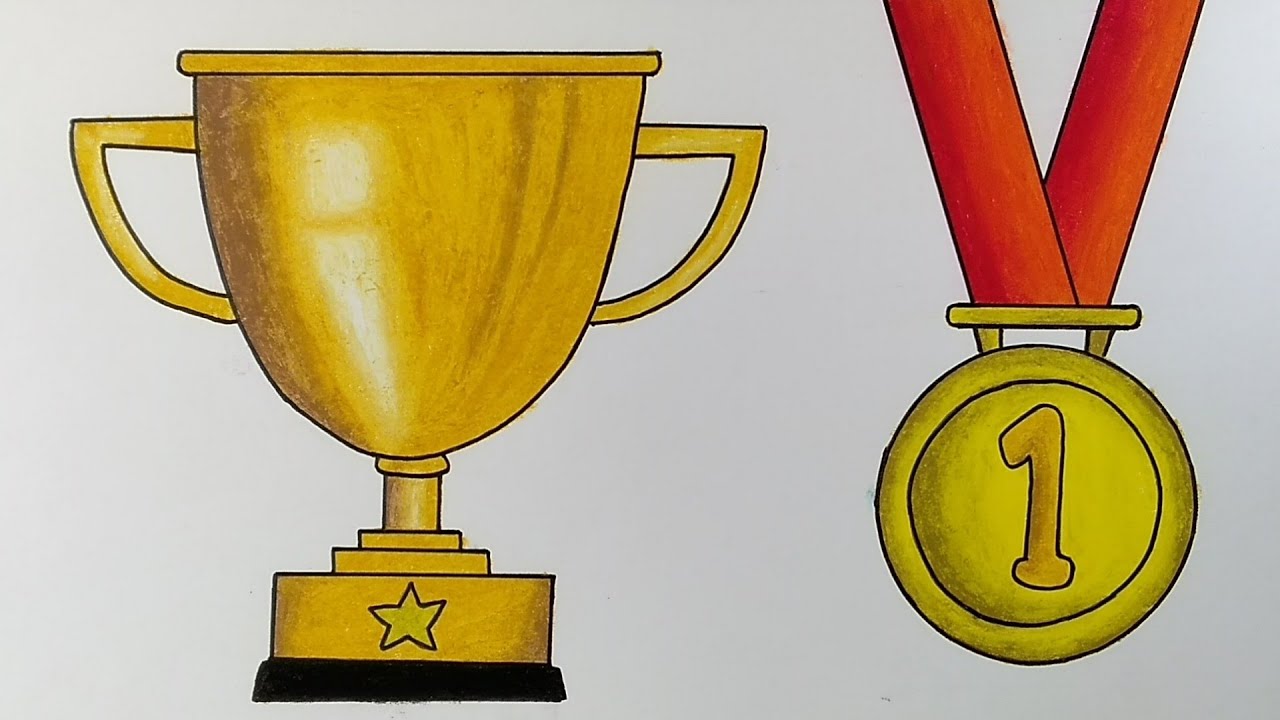 Detail Mewarnai Gambar Piala Nomer 2