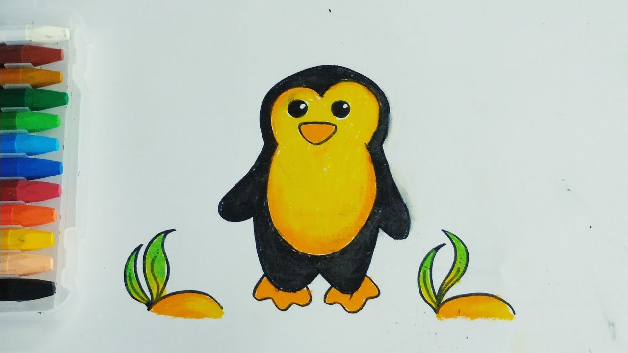 Detail Mewarnai Gambar Pinguin Nomer 23