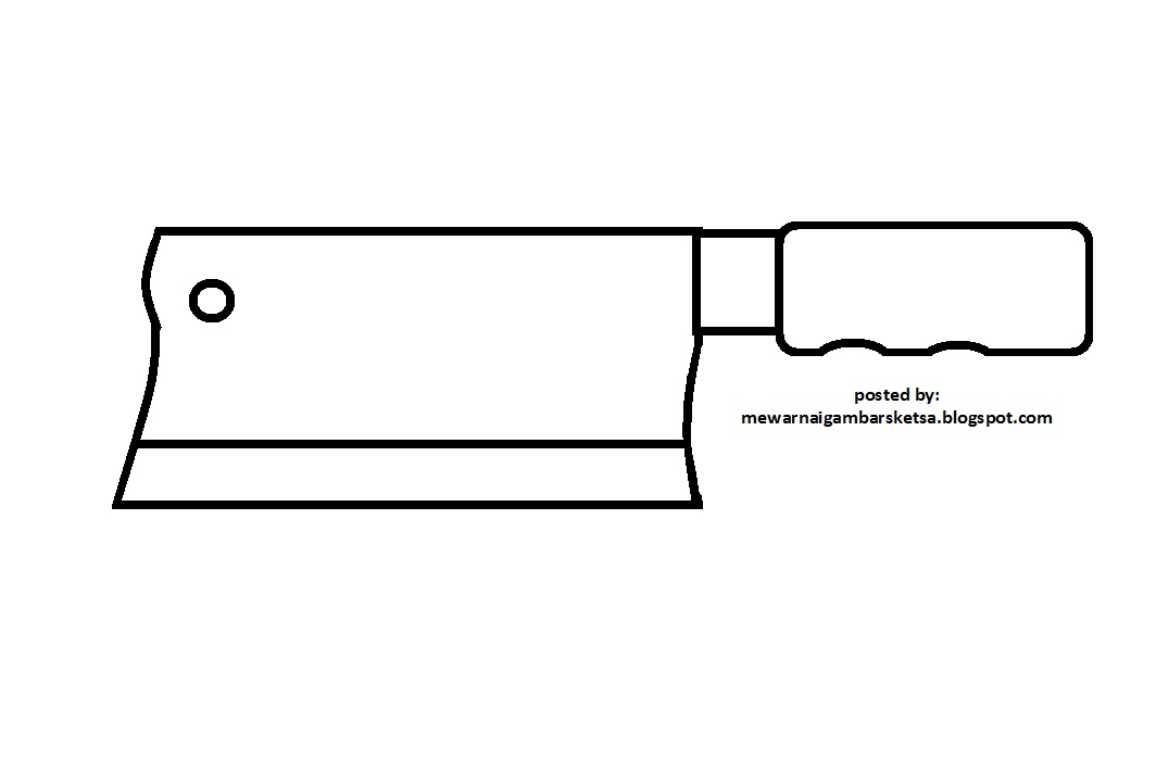 Detail Mewarnai Gambar Pisau Nomer 6