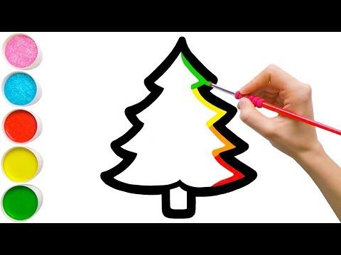 Detail Mewarnai Gambar Pohon Natal Nomer 19