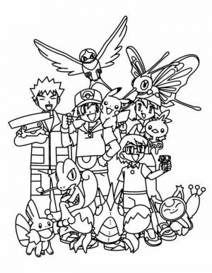 Detail Mewarnai Gambar Pokemon Nomer 20