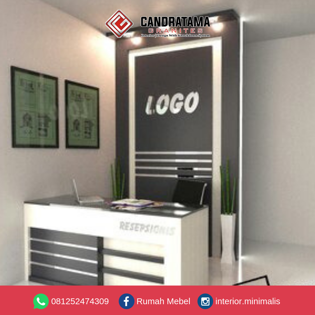 Detail Desain Ruang Resepsionis Kantor Nomer 3
