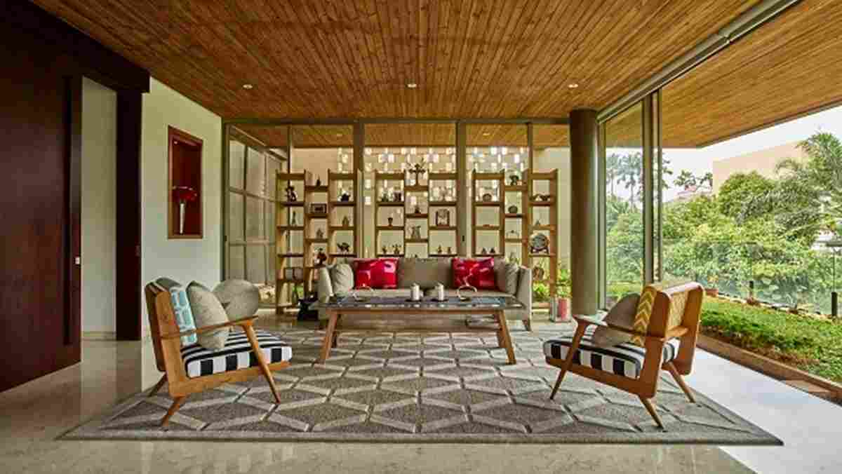 Detail Desain Ruang Tamu Rumah Kayu Sederhana Nomer 25