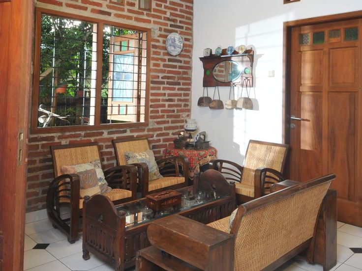 Detail Desain Ruang Tamu Rumah Kayu Sederhana Nomer 7
