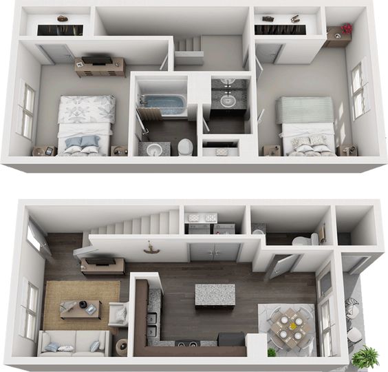 Detail Desain Ruangan Lantai 2 Minimalis Nomer 30