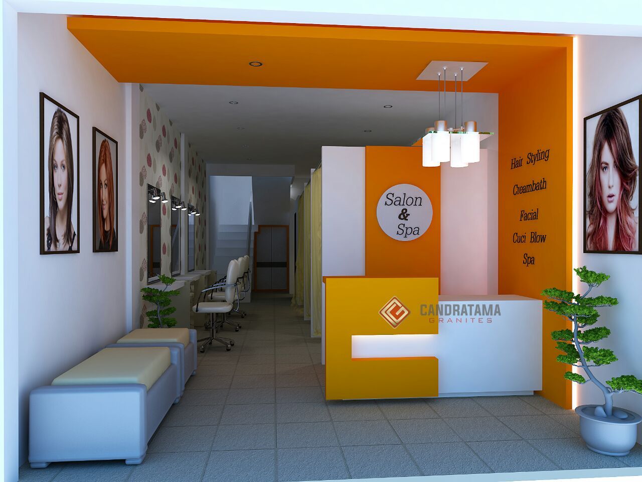 Detail Desain Ruangan Salon Kecil Nomer 19