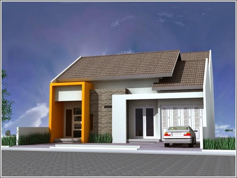 Detail Desain Rumah 1 Lantai Minimalis Nomer 44