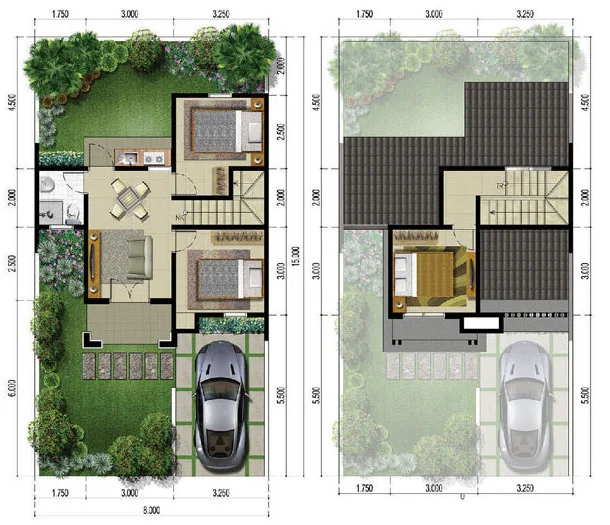 Detail Desain Rumah 100m2 Nomer 12