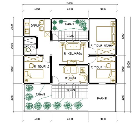 Detail Desain Rumah 120m Nomer 18