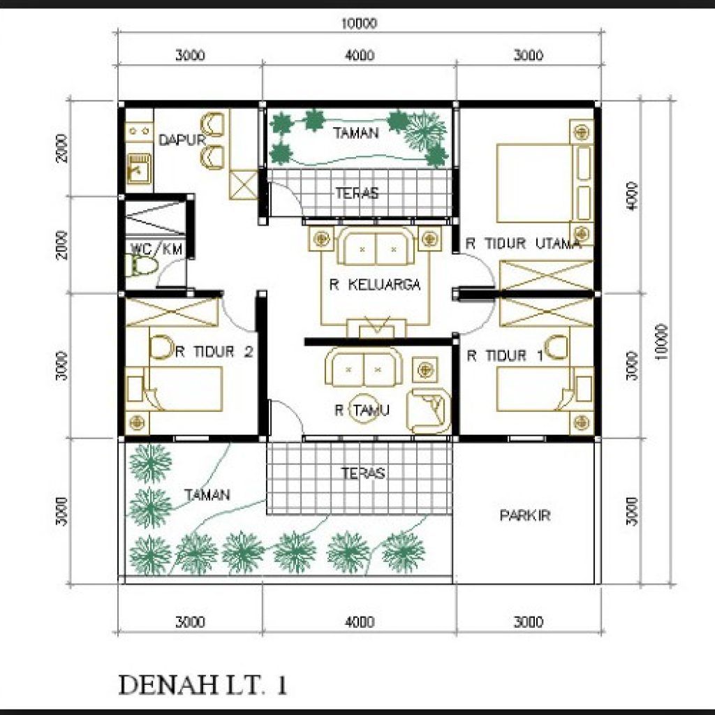 Detail Desain Rumah 12x6 Nomer 56