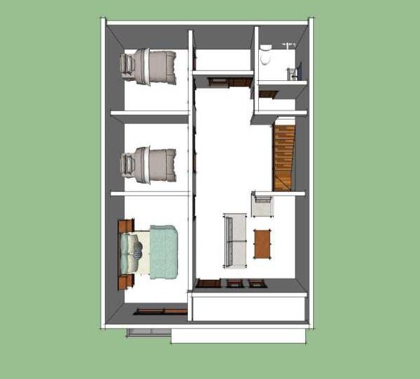 Detail Desain Rumah 2 Kamar Sederhana Nomer 43