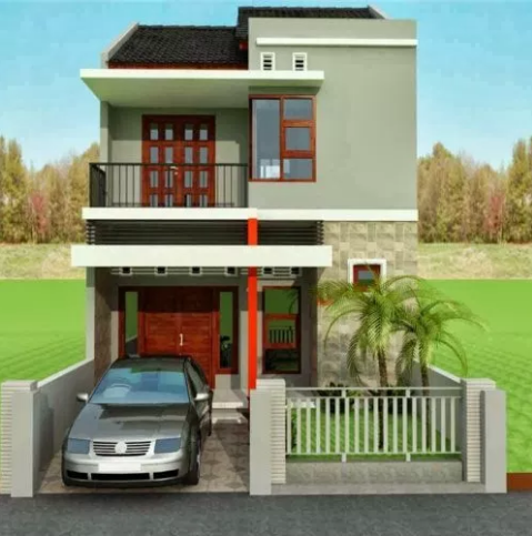 Detail Desain Rumah 2 Lantai Di Lahan Sempit Nomer 18