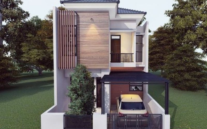 Detail Desain Rumah 2 Tingkat Minimalis Nomer 19