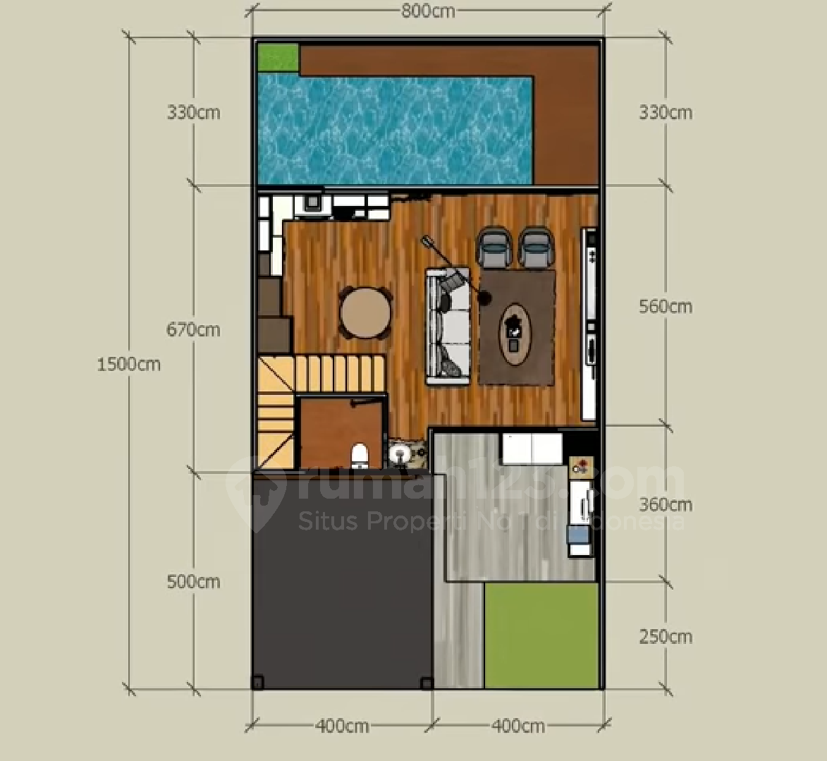 Detail Desain Rumah 2 Tumbak Nomer 22