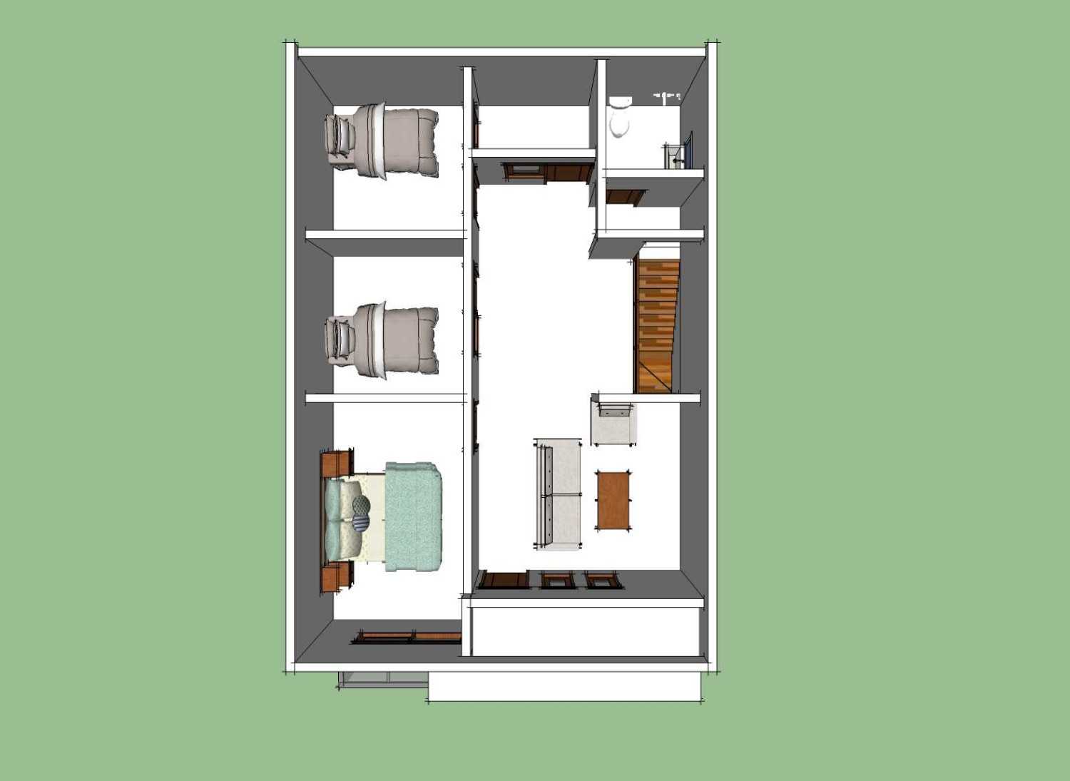 Detail Desain Rumah 2 Tumbak Nomer 23