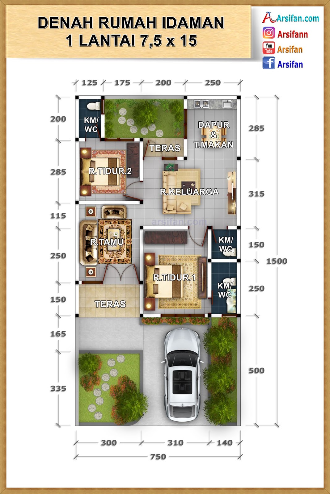 Detail Desain Rumah 2 Tumbak Nomer 36