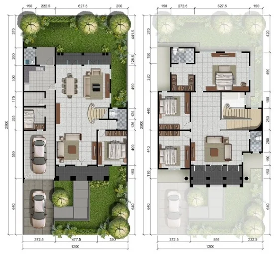 Detail Desain Rumah 25 Meter Nomer 12