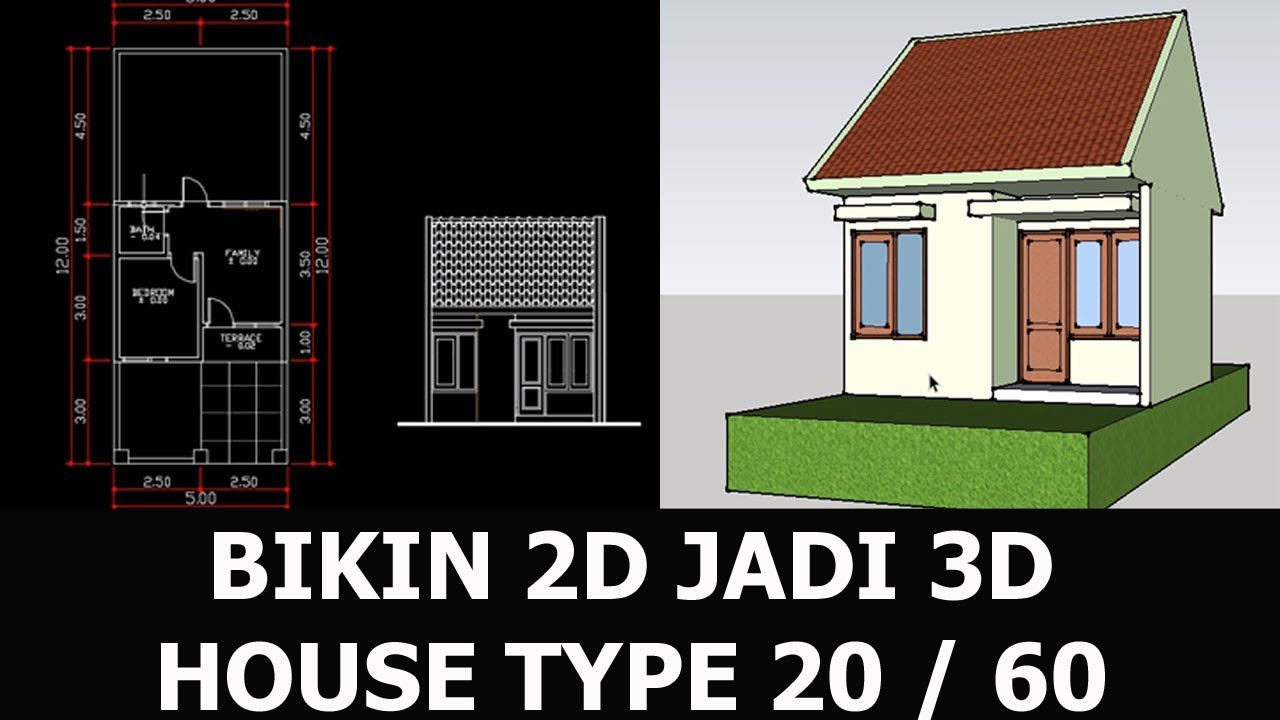 Detail Desain Rumah 2d Nomer 23