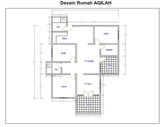 Detail Desain Rumah 2d Nomer 35