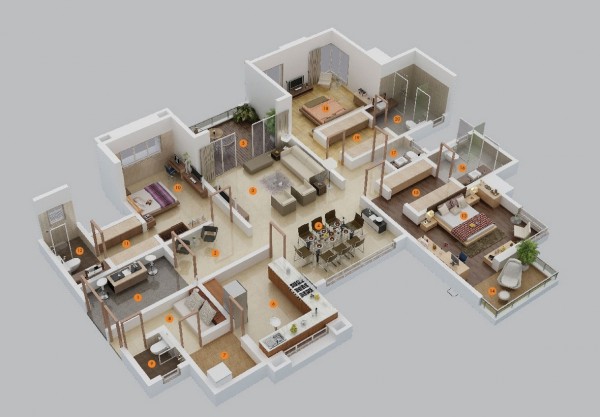 Detail Desain Rumah 3 Dimensi Nomer 6