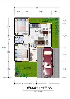 Detail Desain Rumah 36 Nomer 12