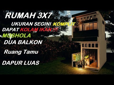 Detail Desain Rumah 3x7 Meter 2 Lantai Nomer 2