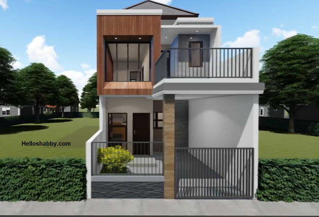 Detail Desain Rumah 3x7 Meter 2 Lantai Nomer 13