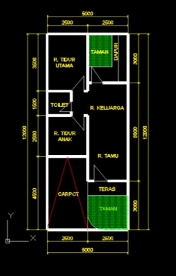 Detail Desain Rumah 5 8 Nomer 31