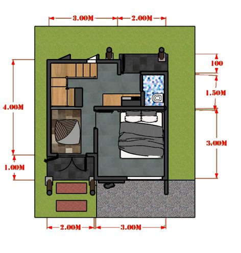 Detail Desain Rumah 5x5m Nomer 28