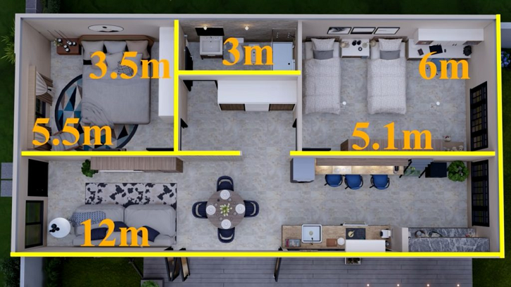 Detail Desain Rumah 6 12 Nomer 28