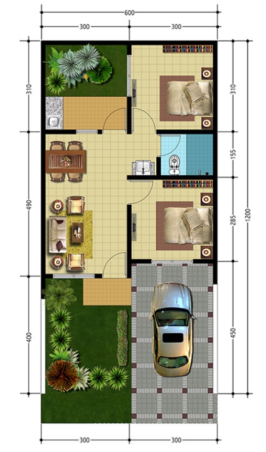 Detail Desain Rumah 6 12 Nomer 54