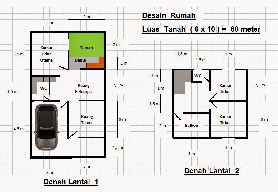 Detail Desain Rumah 60 Meter Nomer 47