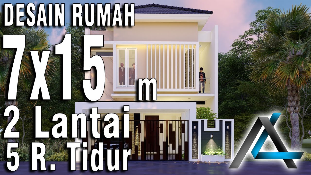 Detail Desain Rumah 7 X 15 Nomer 23