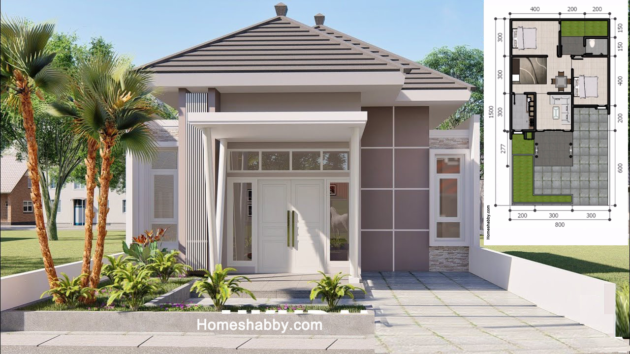 Detail Desain Rumah 8 X 15 M Nomer 24