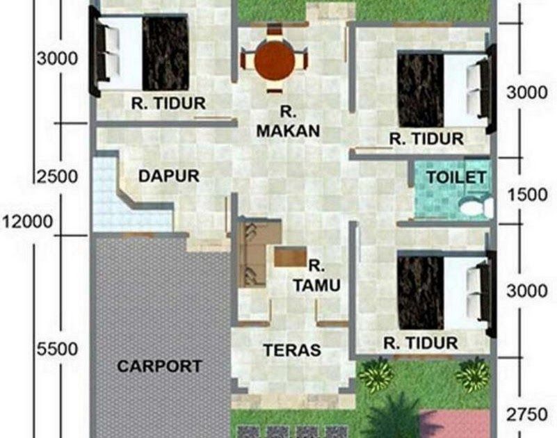 Detail Desain Rumah 8 X 15 M Nomer 49