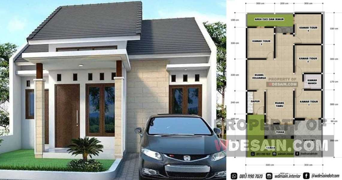 Detail Desain Rumah 8 X 15 M Nomer 10