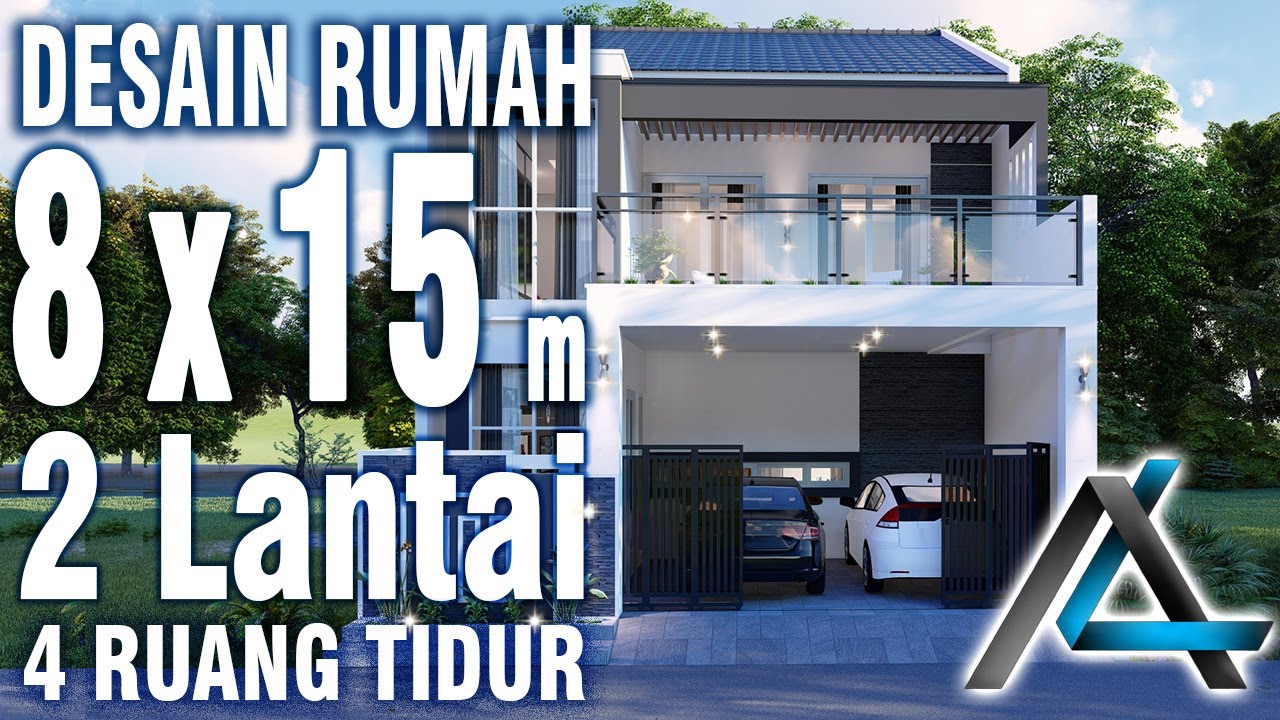 Detail Desain Rumah 8x15 Dengan Kolam Renang Nomer 24