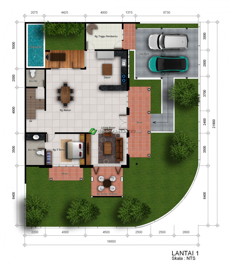 Detail Desain Rumah 9x12 Hook Nomer 31