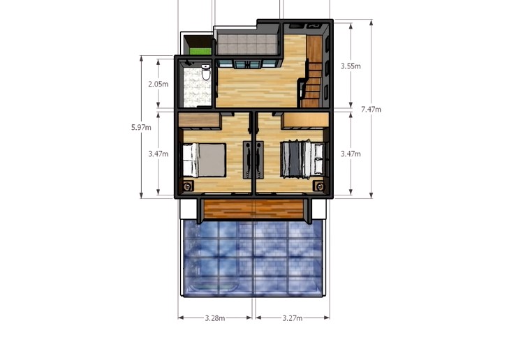 Detail Desain Rumah Ada Kolam Renang Nomer 39