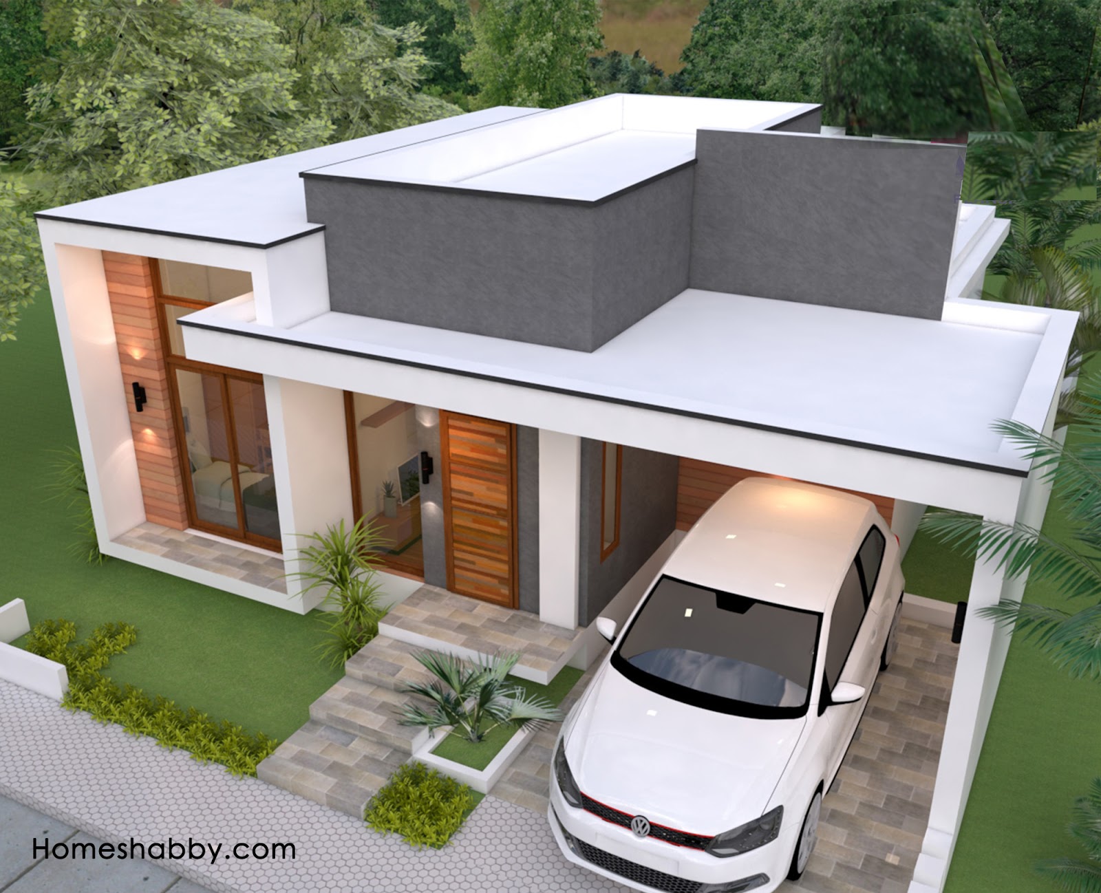 Detail Desain Rumah Atap Cor Nomer 11