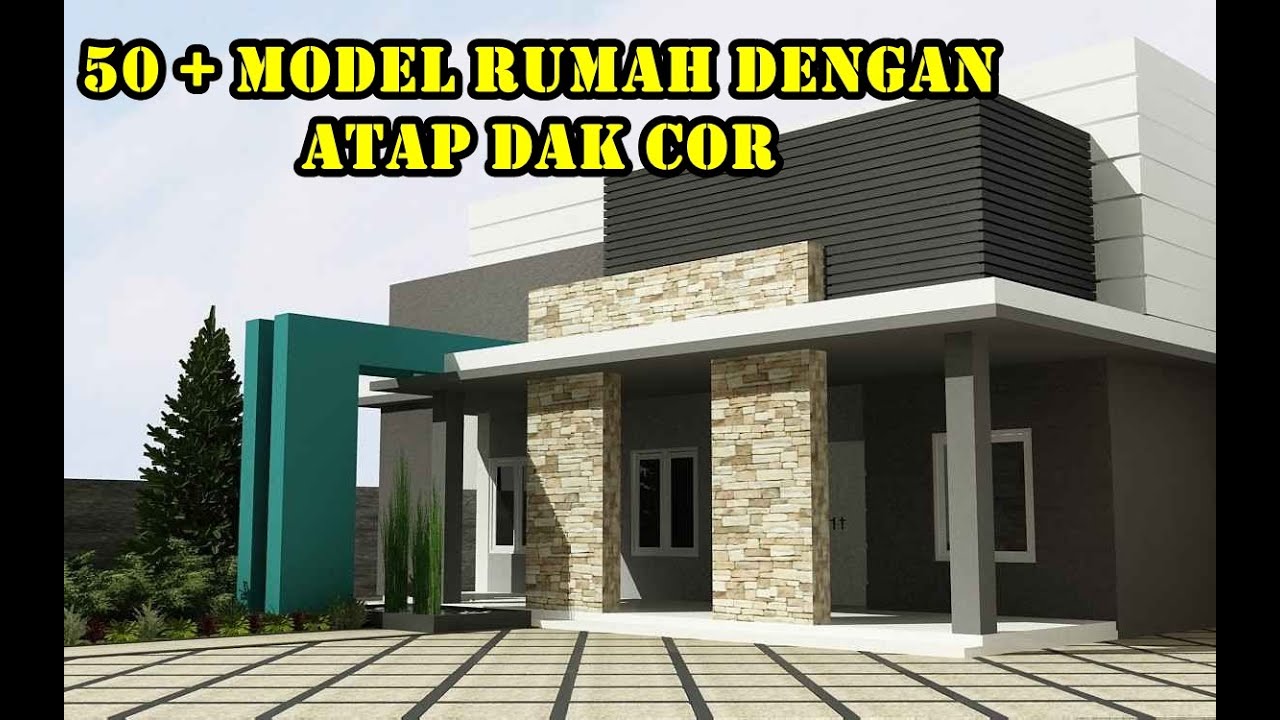 Detail Desain Rumah Atap Cor Nomer 50