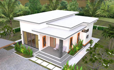 Detail Desain Rumah Atap Datar Nomer 40