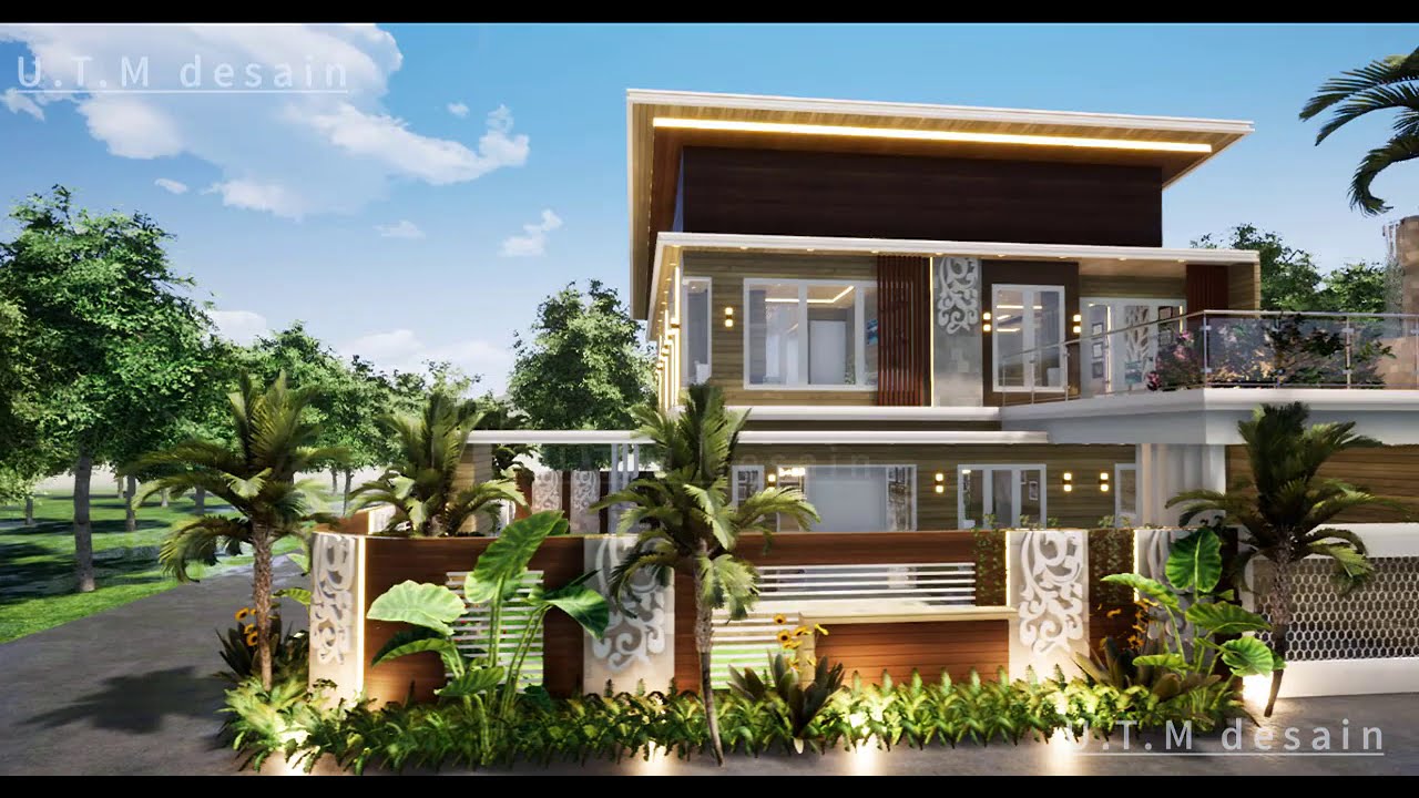 Detail Desain Rumah Atap Datar Nomer 46