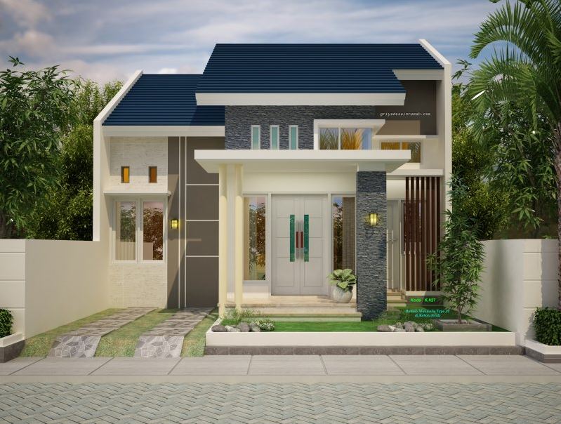 Detail Desain Rumah Atap Pelana Nomer 42