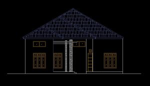 Detail Desain Rumah Autocad Nomer 16