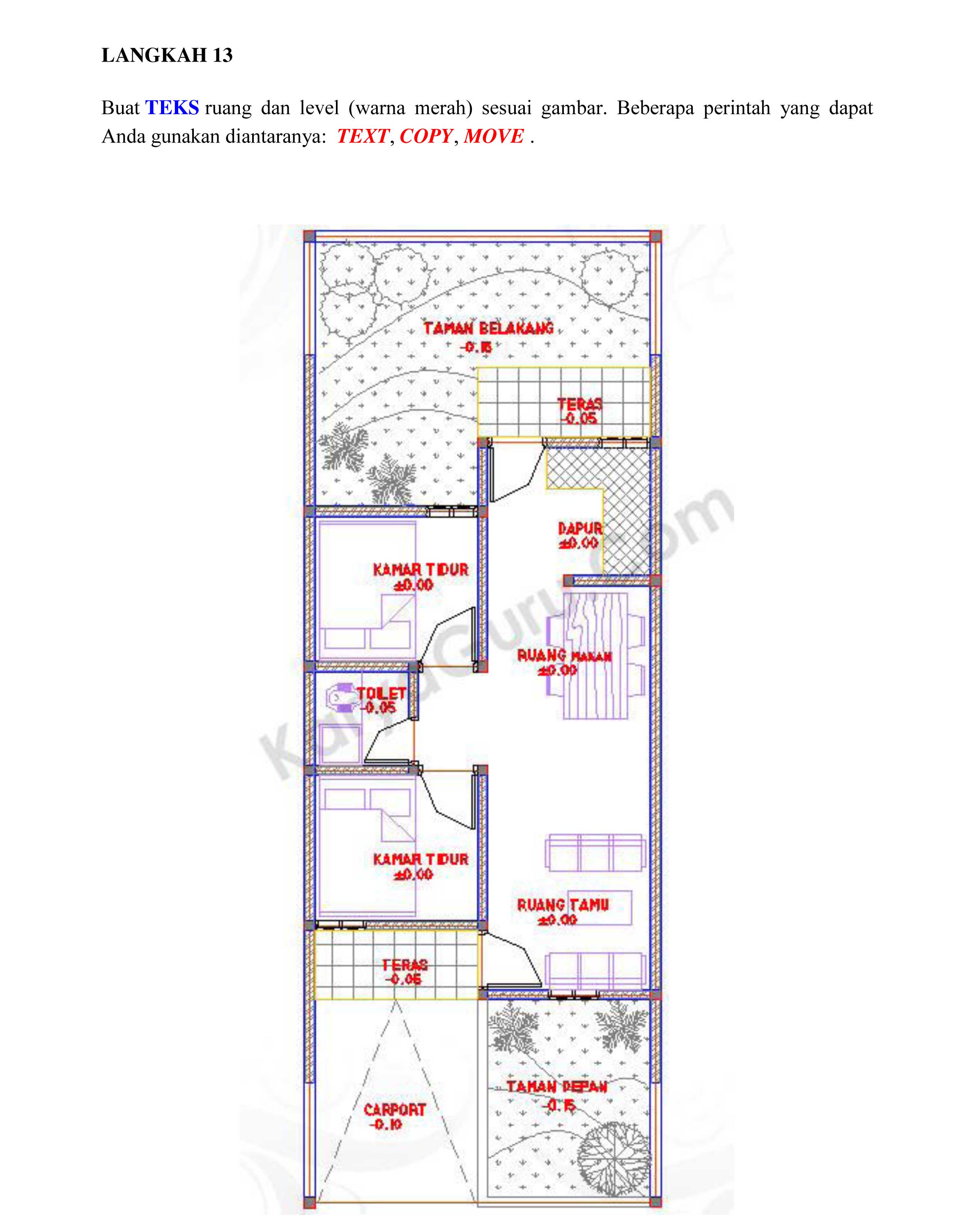 Detail Desain Rumah Autocad Nomer 27