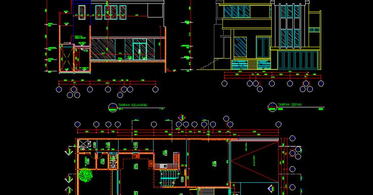 Detail Desain Rumah Autocad Nomer 4