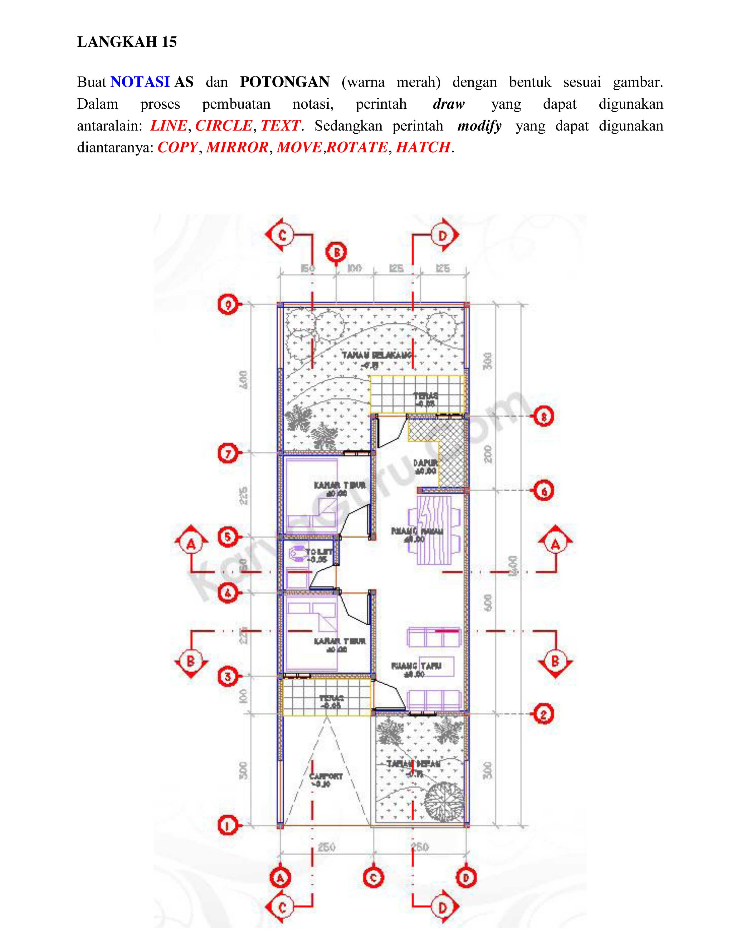 Detail Desain Rumah Autocad Nomer 10