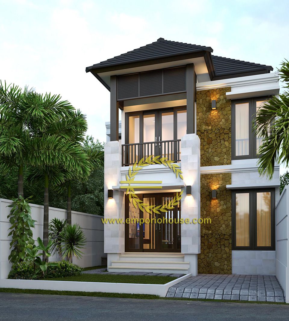 Detail Desain Rumah Bali Lantai 2 Minimalis Nomer 32