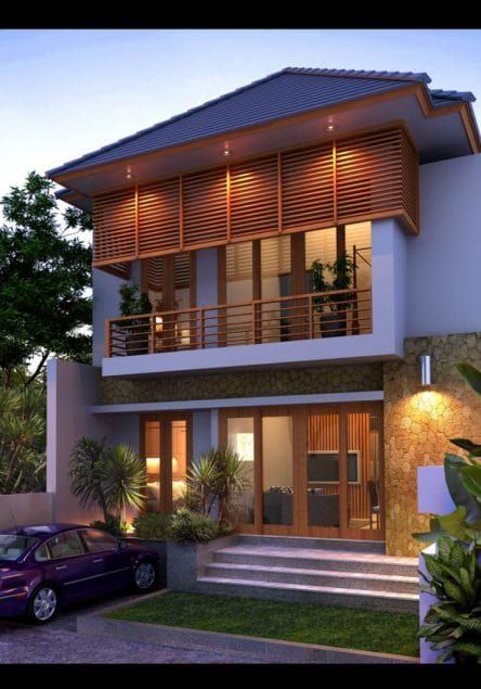 Detail Desain Rumah Bali Lantai 2 Minimalis Nomer 38